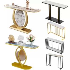 Various Exclusive Extra Long Hall Console Table Marble Narrow Entryway Table AU - Picture 1 of 110
