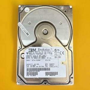 IBM Deskstar 20.5GB ATA IDE 3.5" Hard Drive 7200RPM DPTA-372050 31L9160 - Tested - Afbeelding 1 van 3