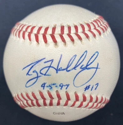 Roy Halladay Minor League Signature Signed Baseball PSA HOF  - Image 1 of 2