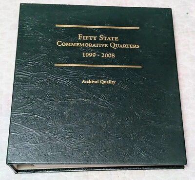 FIFTY STATE COMMEMORATIVE QUARTERS 1999-2008 in Littleton Coin Folder 100 pcs - Image 1 of 4