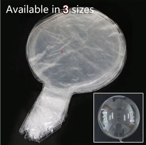 18" 24” 36" Clear BOBO Balloons Bubble Balloon Globos Balloon For All Occasions - Picture 1 of 6