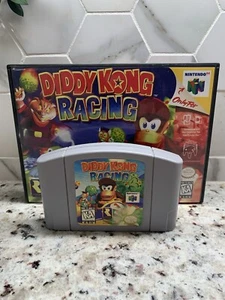 Diddy Kong Racing (Nintendo 64, 1997) In Custom Game Case - Picture 1 of 5