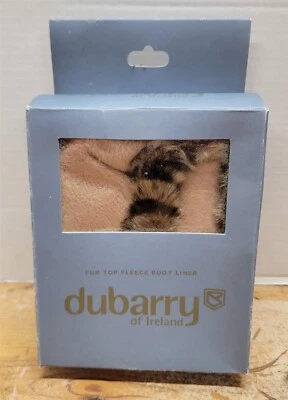 NUEVO EN CAJA Forros de botas con puño estampado de leopardo de piel sintética Dubarry S EU 35-39 para mujer Foto 1 de 4