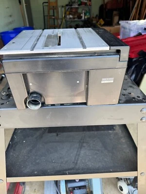 Micro-Mark MicroLux Mini Tilt Arbor Table Saw Blade Mini Saw~ Tested Working - Image 1 of 2