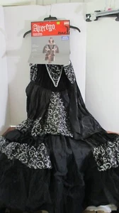 ALTEREGO~VESTIDO VAMPIRO DE LUJO Encaje Negro Disfraz Halloween~Mediano Mujer~NUEVO - Imagen 1 de 7