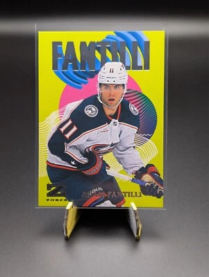 2023-24 Upper Deck Metal Universe Adam Fantilli #49 Rookie Z Force RC - Image 1 of 2