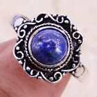 Lapis Lazuli 925 Silver Plated Handmade Ring Of Us Size 7 Ethnic