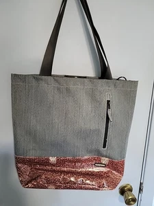 Rareform California Tote Bag Cora Gray Blue Multi Computer  - Picture 1 of 14