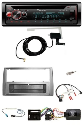 Pioneer DAB CD Lenkrad USB Bluetooth Autoradio für Peugeot 308 2007-09 silber - Bild 1 von 4