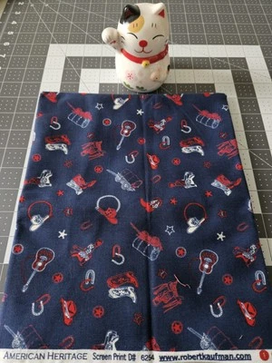 Vintage OOP "American Heritage" Fabric By Robert Kaufman, 1 Yard - Image 1 of 3