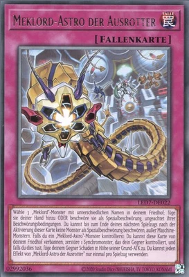 YuGiOh Meklord-Astro der Ausrotter LED7-DE022 Rare Neu 1st - Bild 1 von 2