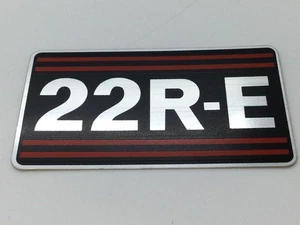Genuine Toyota 4Runner Celica Pickup 22R-E Engine Nameplate Emblem Decal - Bild 1 von 2