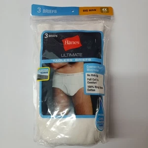 Calzoncillos Hanes Ultimate sin etiquetas cómodos cintura flexible talla 4X nuevos en paquete-3 paquetes - Imagen 1 de 3