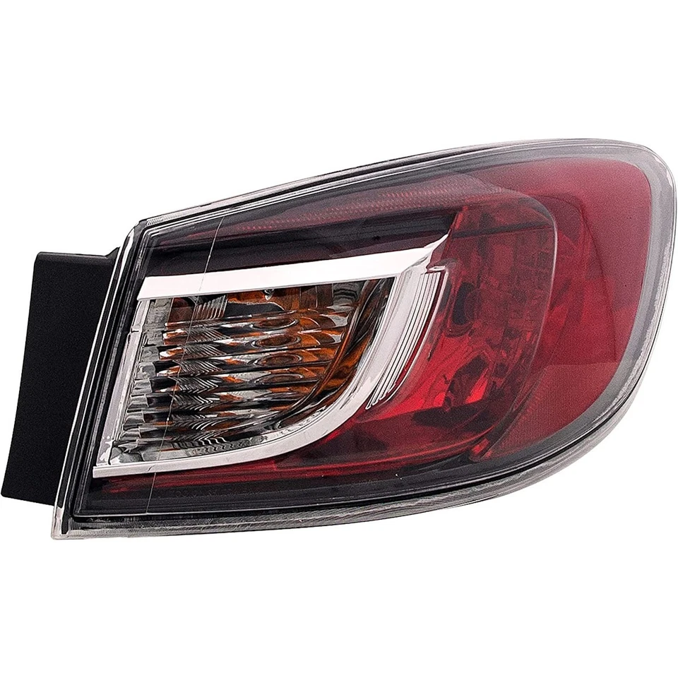 Luz trasera derecha halógena transparente y roja Dorman 1611647 para Mazda 3 2010-2013 Foto 1 de 4