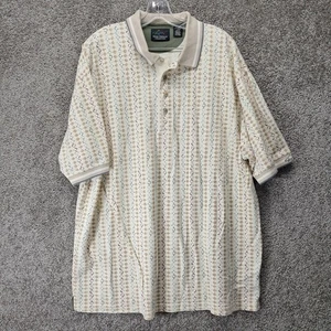 Polo tejido beige X-grande Greg Norman Collection para hombre - Imagen 1 de 8