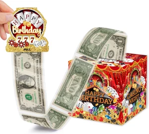 Casino Cumpleaños Fiesta Regalos Poker Noche Fiesta Decoración Casino Tema Decoración - Imagen 1 de 12