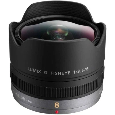 Panasonic Lumix 8mm F3.5 G Fish-Eye H-F008 - Image 1 of 3
