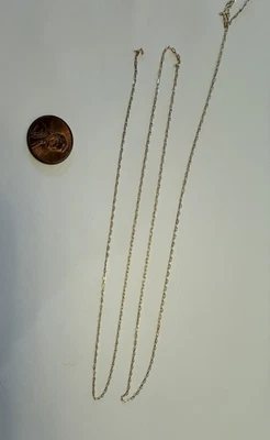 2x1mm Elongated drawn cable chain 14kt gold filled 20ft - Image 1 of 4