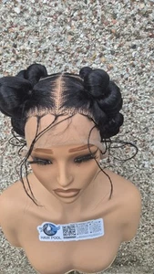 Full Lace Braided Wig - Picture 1 of 3