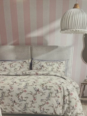 Cath Kidston Bird Trail Multi Queen Duvet Set Floral French Country 3 Pc NEW - Image 1 of 3