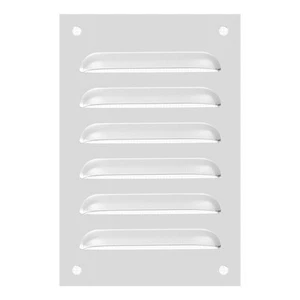 6x4" Aluminium Lüftungsabdeckung, Gitter Lüftungsabdeckung Einbaugitter, silber - Bild 1 von 6