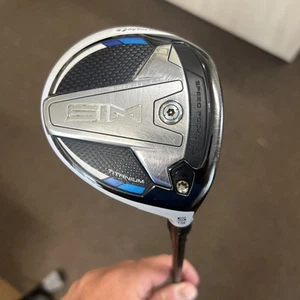 TAYLORMADE SIM TI 5 WOOD (19 DEGREE) + HEADCOVER Diamana Stiff - Picture 1 of 12