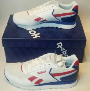 Reebok Men Cl Harman Run shoes EF 8575 White/Red/Blue, 4.5 US NEW IN BOX - Picture 1 of 5