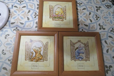 3er Set  Disney Classic Pooh Collection Bilder, rar, super Zustand - Bild 1 von 4