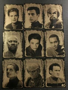 Star Trek DS9 Deep Space 9 Latinum Profiles 1-9 Set (1997) - Imagen 1 de 6