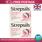 Strepsils Lozenges Strawberry S/F Sore Throat Pain Soothing Relief (total 72)