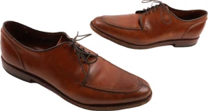 Allen Edmonds LaSalle Apron Toe Derby Shoes Brown Men’s 11.5 (B) - Fast Ship! - Picture 1 of 12
