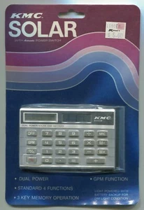K-Mart KMC Solar 9000B Calculator, Used, Not Working, with Original Packaging - Picture 1 of 3