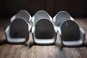 Eames Vitra DAX Fiberglas Chair 1 von 5 lackiert ohne Gestell - Bild 1 von 19