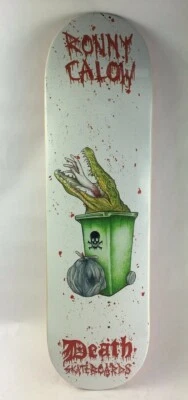 Ronny Calow Crocodile Pro deck - Death Skateboards 8.5 " with grip