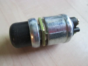 Engine Start Push Button Switch 12V 60A Black 5/8" Heavy Duty Waterproof #E35CA - Picture 1 of 5