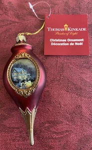 Thomas Kinkade Christmas Ornament JOY 1991 Kurt s. Adler, Inc - Picture 1 of 3