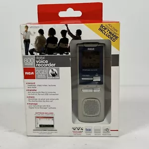 NEW - RCA VR5330R Digital Voice Recorder, 800 Hours, 2 GB Memory - Fast Shipping - Picture 1 of 2