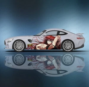 Calcomanías de coche personalizadas Itasha; calcomanías de coche inspiradas en anime; calcomanías laterales Itasha, ambos lados - Imagen 1 de 1