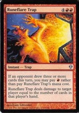 4 Runeflare Trap - LP - Zendikar  - mtg - x4 4x