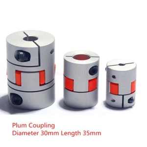5-15mm D30L35 Flexible Jaw Coupler CNC Shaft Spider Stepper Motor Plum Coupling - Picture 1 of 10