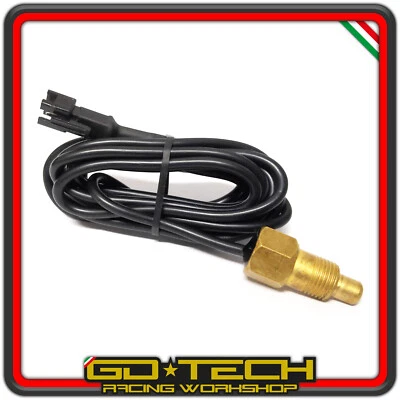GDTECH RACING SENSORE BULBO TEMPERATURA ACQUA TERMOMETRO GDTECH PT 1/8" MOTO SCOOTER MINARELLI