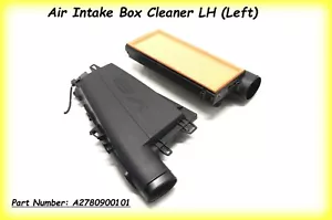 12-17 Mercedes W218 CLS550 S550 E550 Air Intake Cleaner Box Left 2780900101 OEM - Picture 1 of 11