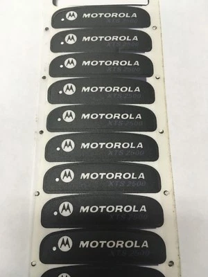 NEW *OEM* MOTOROLA XTS2500 XTS 2500 FRONT NAME PLATE HOUSING LABEL QTY 1