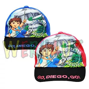 Nick Jr Go Diego Go! Cappello-Cappello da Baseball Mountain per Bambini Ragazzi (Disponibile in 2 Colori) - Foto 1 di 11