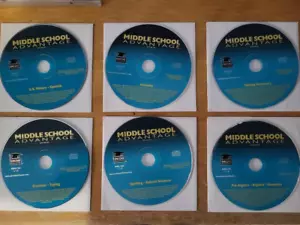 Middle School Advantage 2001 lot, Pre-algebra/Algebra/Geometry + 5 others (CD) - Picture 1 of 1