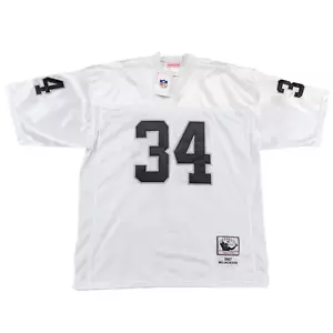 Maglia Bo Jackson #34 taglia 54 Los Angeles Raiders Mitchell & Ness Throwback NFL - Foto 1 di 8