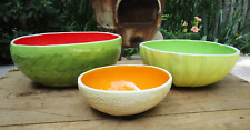Watermelon set Bowls Handmade by Vegetabowls Fruit Melon Candy Dish