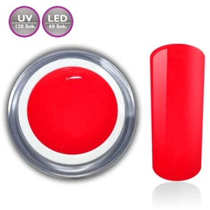 UV Gel Farbgel Neon Rot Led Nagelgel French Nail Art Design Nagel Fingernagel - Bild 1 von 5