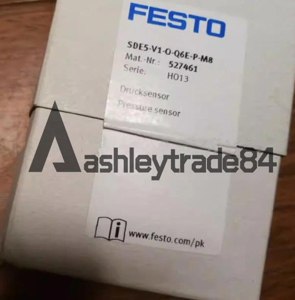 1PC New FESTO SDE5-V1-O-Q6E-P-M8 527461 pressure sensor - Image 1 of 1