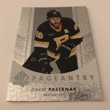 NHL Card,David Pastrnak,Pageantry,SP Authentic 2022-23,Boston